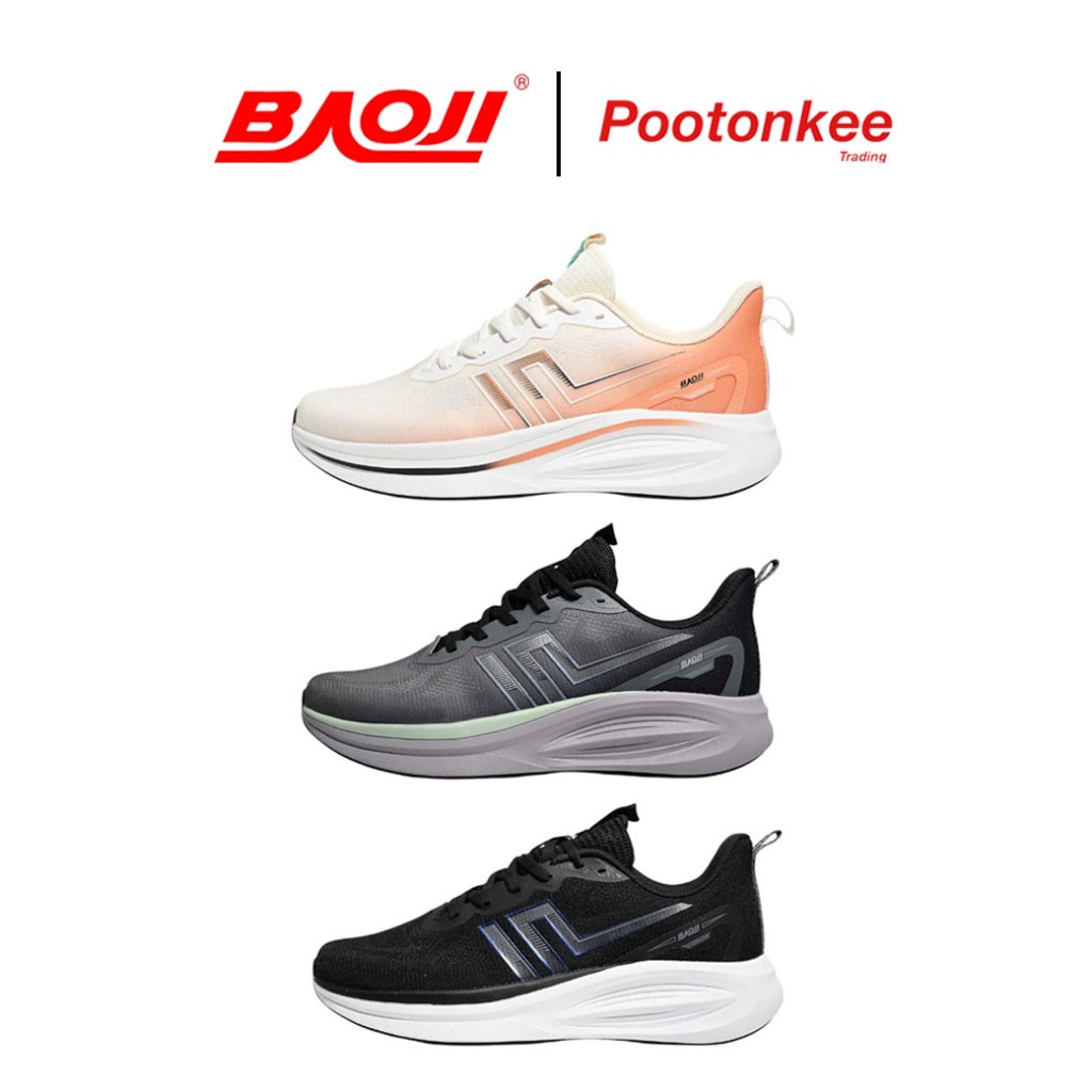 BAOJI บาโอจิ X-Run รุ่น BJM 950 รองเท้าผ้าใบ รองเท้าวิ่งผู้ชาย ไซส์ 41-45