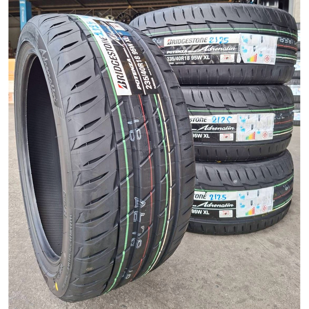🚗🚕ยางBridgestone 235/40/18 RE004ยางใหม่ปี25
