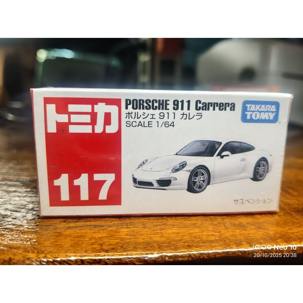 Tomica No.117 Porsche 911 Carrera 1/64