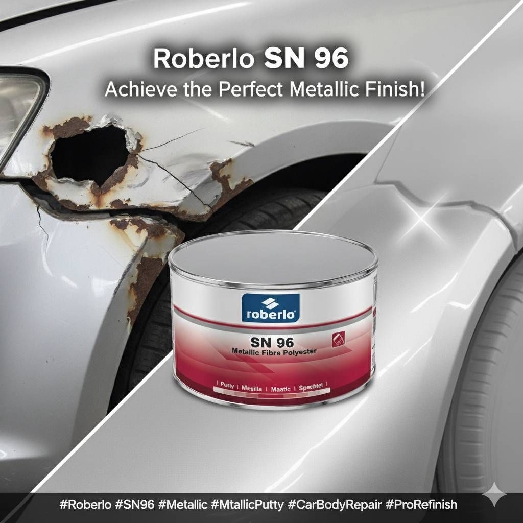 สีโป๊วเนื้อเหล็ก Roberlo SN96 ขนาด 750g.
