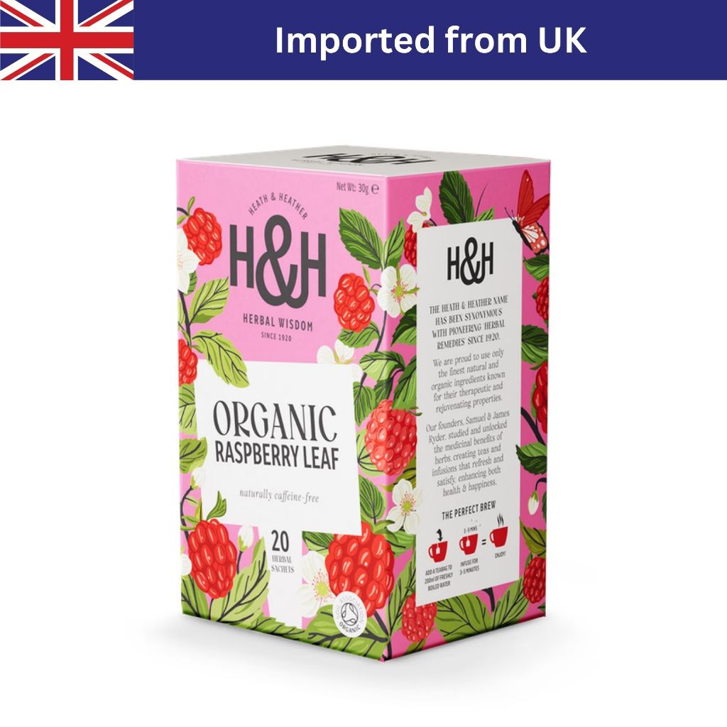 Heath & Heather Organic Raspberry Tea (20 Bags / 30g) ชาอังกฤษ ชาซอง ชาออร์แกนิก