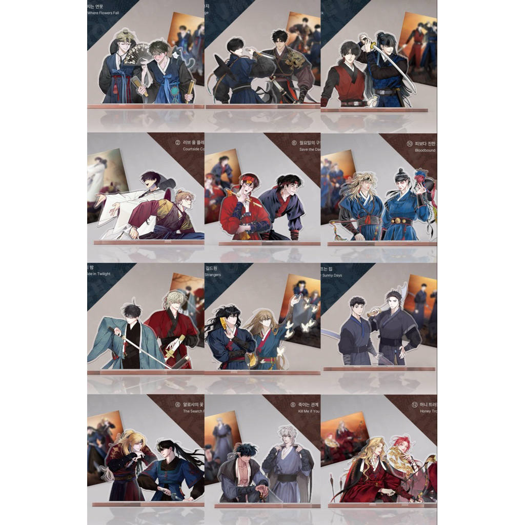 Pre Order -  Theme Acrylic Stand - Bomtoon 10th anniversary - Sahwa 2025