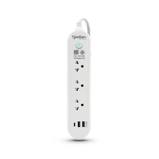 Nexgen ปลั๊กไฟ รับประกัน 3 ปี มีUSB 2300W ปลั๊กพ่วง หัวชาร์จUSB ปลั๊กสามตา 3เมตร / 5เมตร