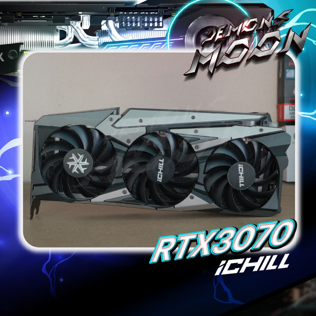 3070 INNO3D GEFORCE RTX™ 3070 ICHILL X4 การ์ดจอมือสอง NVIDIA  + ประกันใจ 7 วัน Demons moon