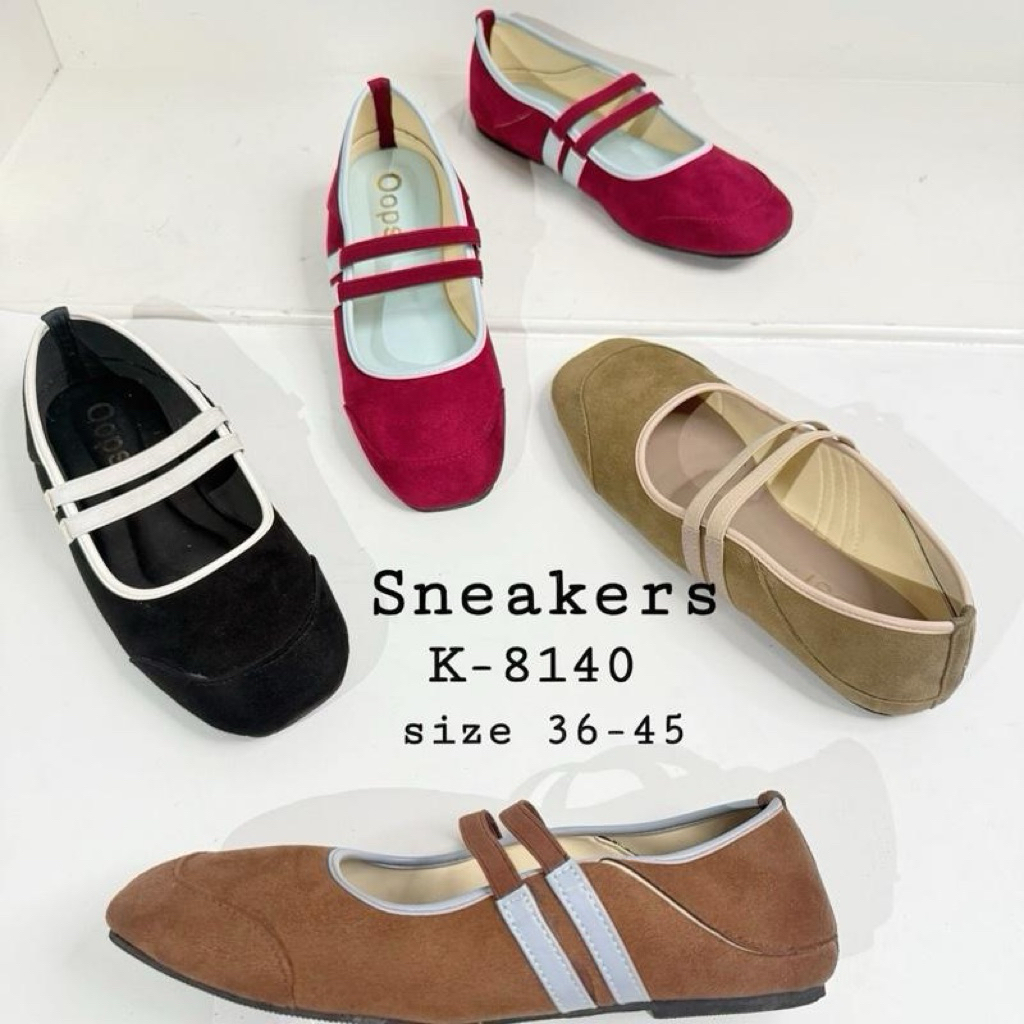 รองเท้าแมรี่เจน Mary Jane รุ่น สนีกเกอร์ (ไซซ์36-45)