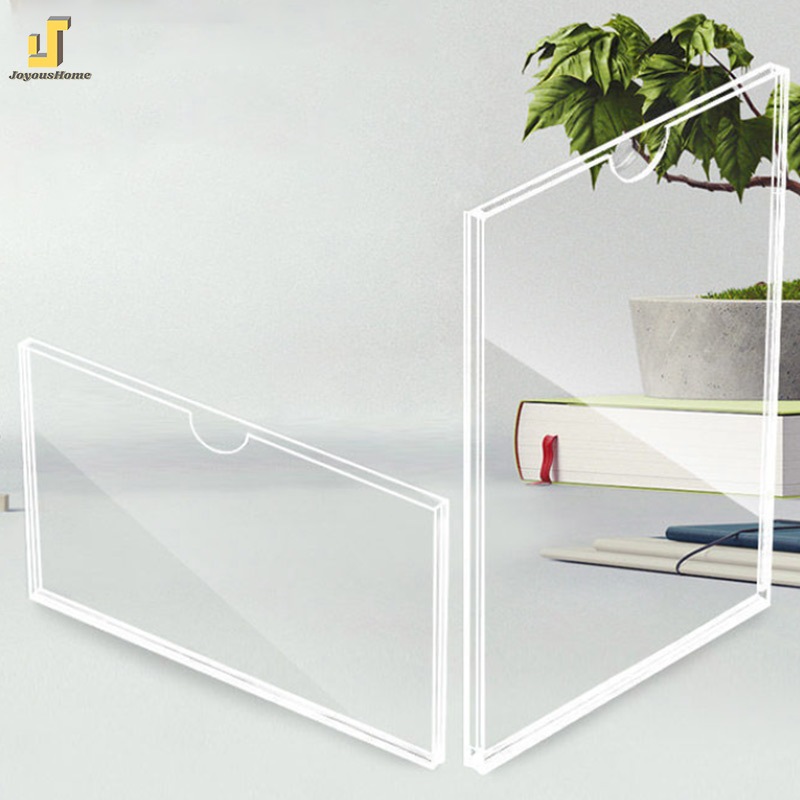 ป้ายอะคริลิค ป้ายติดผนัง A3/A4/A5 ป้ายอะคริลิคติดผนัง แนวตั้ง-นอน ป้ายโชว์เอกสาร โปร่งใส กล่องใส่สื่อโฆษณา ป้ายเมนู - รูปที่ 3