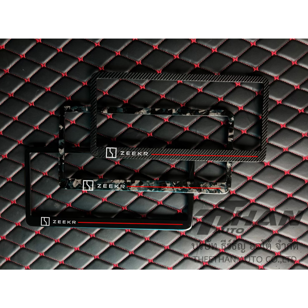 กรอบป้ายทะเบียน#ZEEKR  #zeekr  #ซีเคอร์   #คาร์บอนแท้ 100% แบรนด์แท้ - รูปที่ 3
