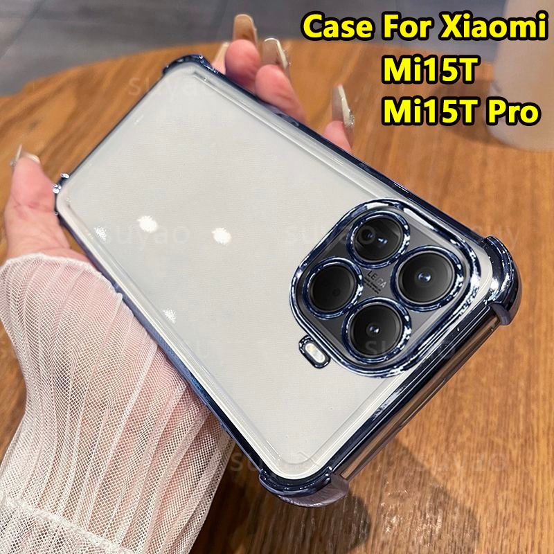 เสค ขอบเงามุมกันกระแทก สำหรับ Xiaomi 17 Ultra / Mi15T Pro For Redmi15 5G Mi17 17Ultra Mi15TPro พร้อม