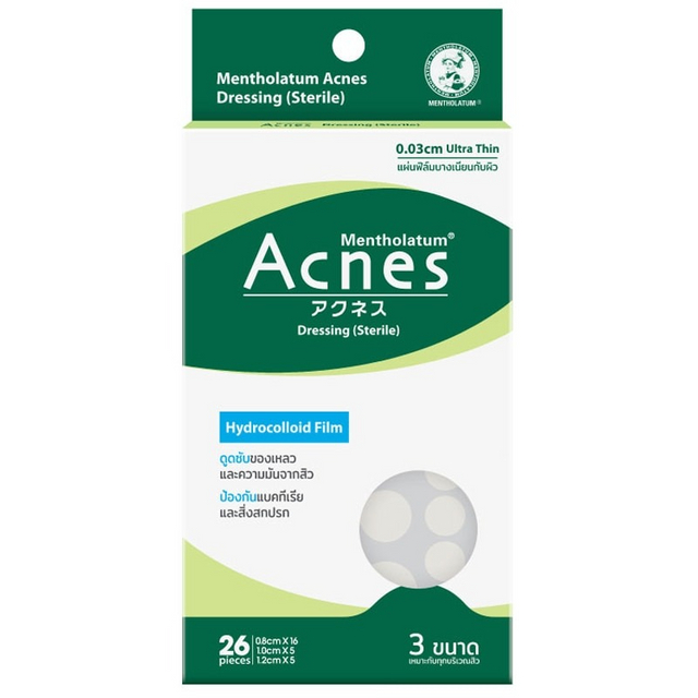 MENTHOLATUM ACNES DRESSING (STERILE) 26 DOTS