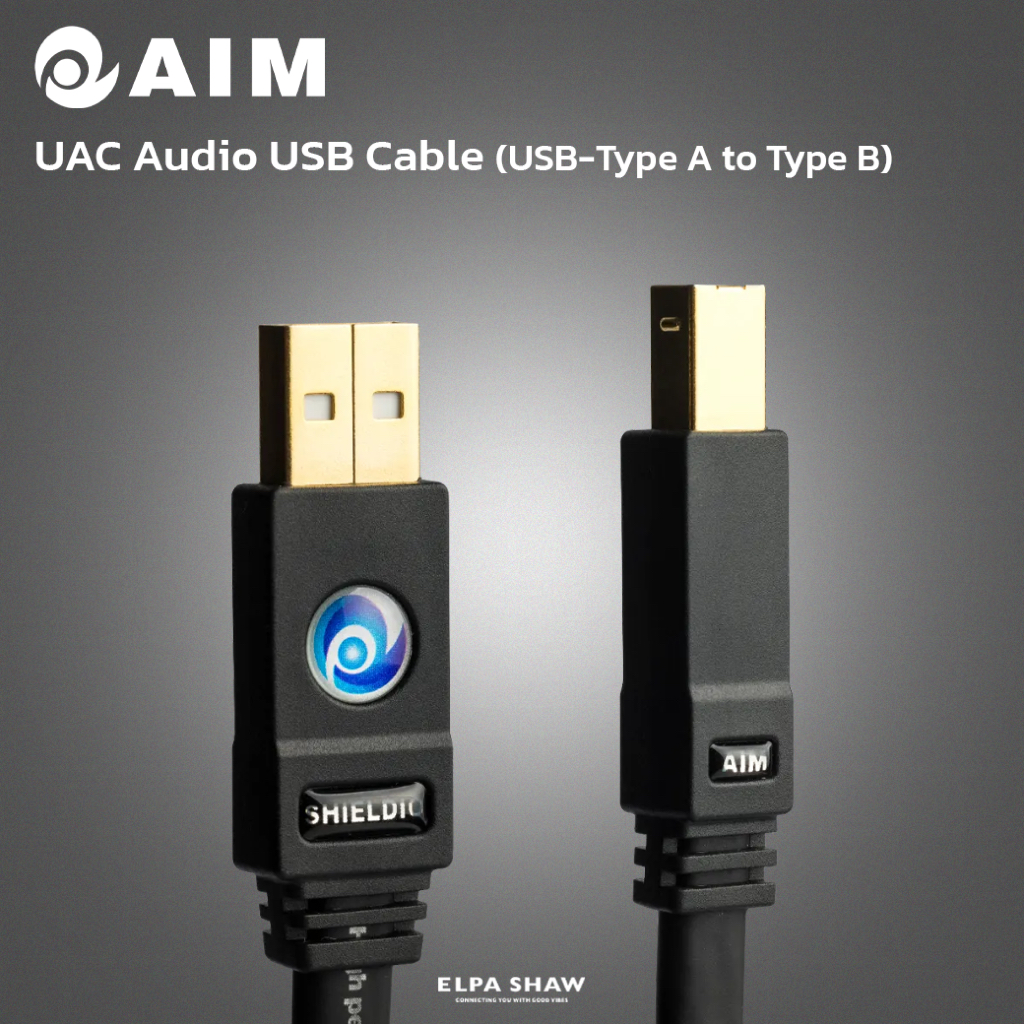 AIM UAC Audio USB Cable-Type A to Type B สาย Audio USB Type A to Type B รุ่น UAC