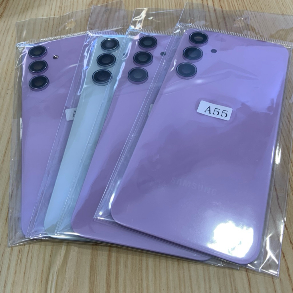 ฝาหลัง สําหรับ Samsung Galaxy A55 A556 5G ฝาหลังแบตเตอรี่ พร้อมเลนส์กล้องกรณี อะไหล่ซ่อม พร้อมชุดไขควง