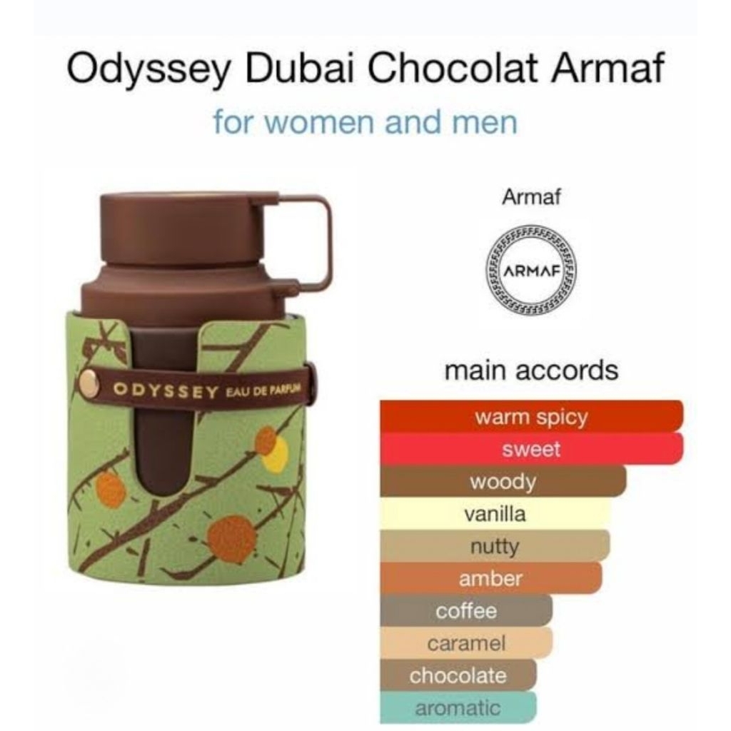 Odyssey Dubai chocolate perfume by armaf น้ำหอมอาหรับเเท้