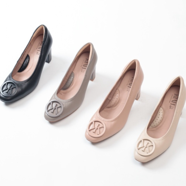 KIAH 80402 | JOLIE HEELS 2" รองเท้าส้นสูงหนังแกะ ส้นสูง1" รุ่นขายดี พิเศษสุดๆกับการเอา LOGO KIAH มาใ