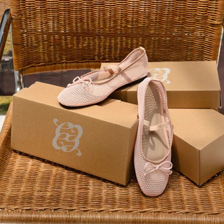 (พร้อมส่ง) CHUUCHOP (Size 35-43) -Twinkle mary jane รองเท้าคัชชูผู้หญิง ตาข่าย ระบายอากาศใส่สบาย ลุคมินิมอล (C8311)