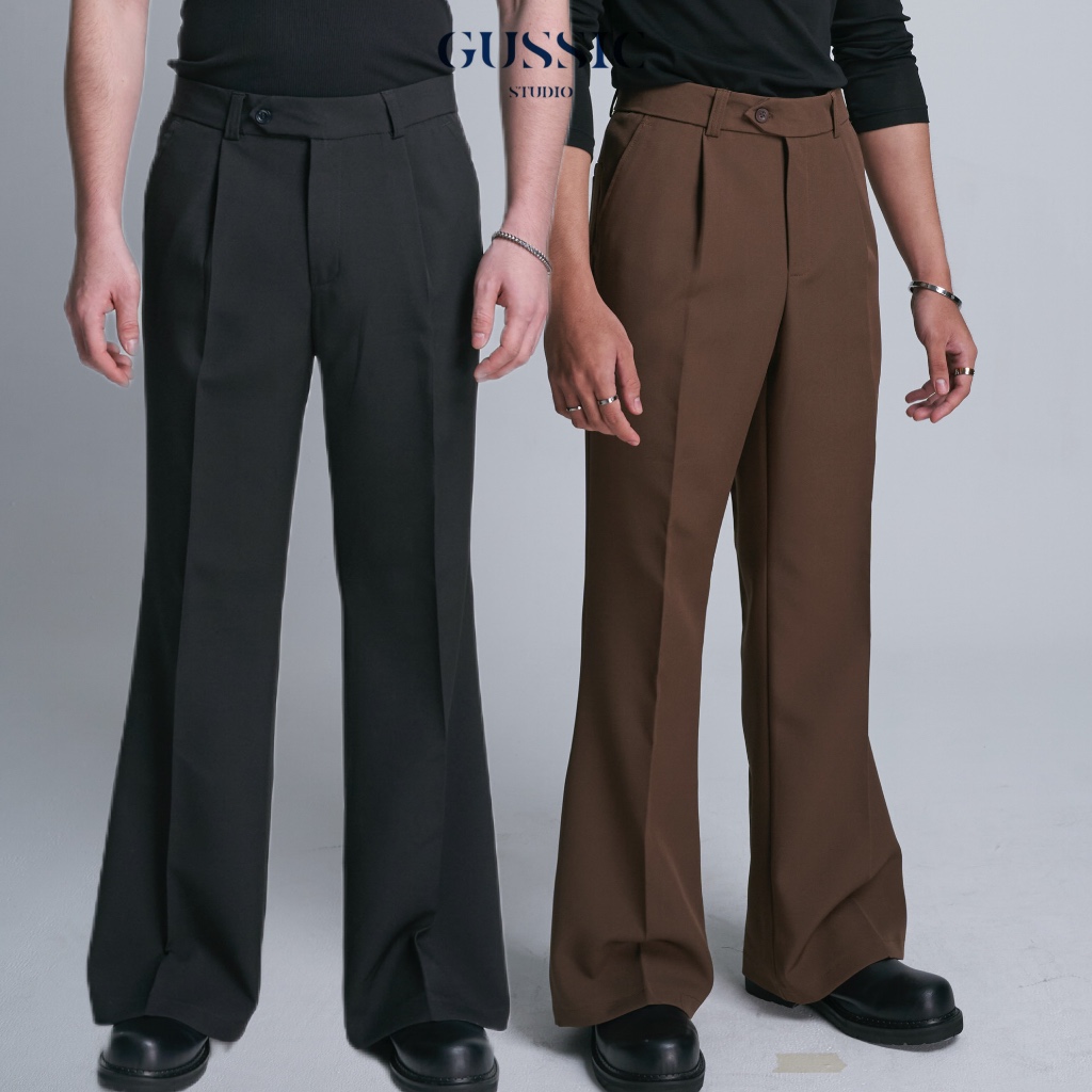 GUSSIC - กางเกงขาม้าผู้ชาย Bootcut ทรงโมเดิร์นมาแรง!!!