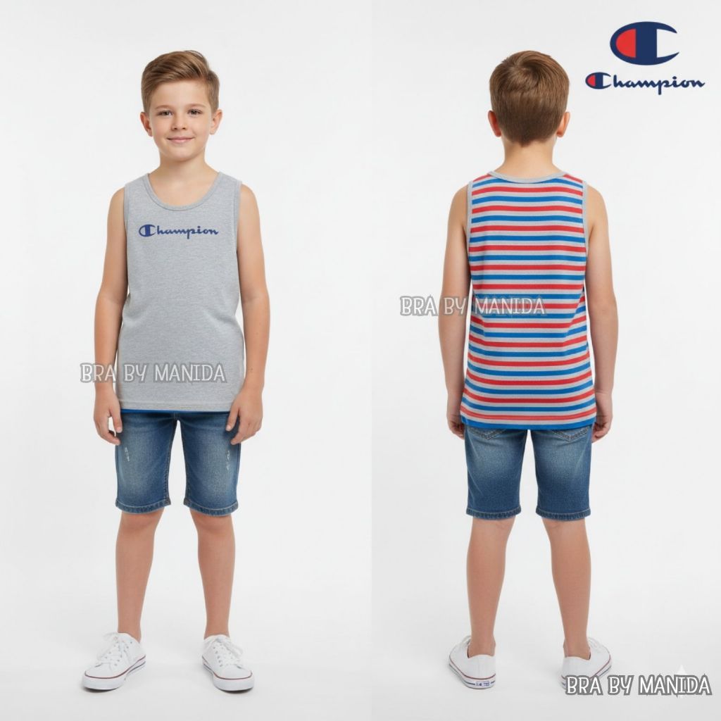 🧥Champion Kids แท้ - รับจากโรงงานผลิต แบรนด์ Champion ส่งขายต่างประเทศ เสื้อเด็กใส่ได้ทั้งชาย-หญิง