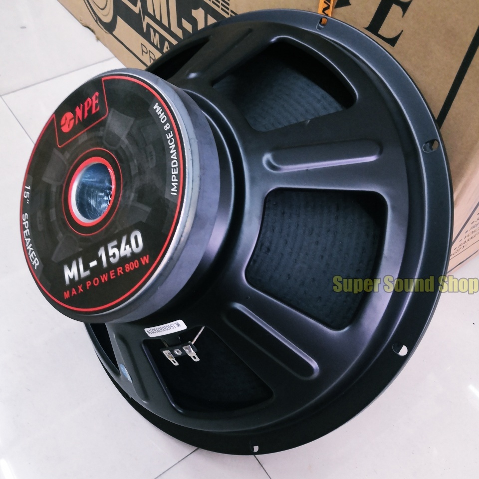 ลำโพง 15 นิ้ว NPE ML-1540 400W ดอกลำโพง ลำโพงกลางแจ้ง 15 นิ้ว 400 W ยี้ห้อ NPE รุ่น ML-1540
