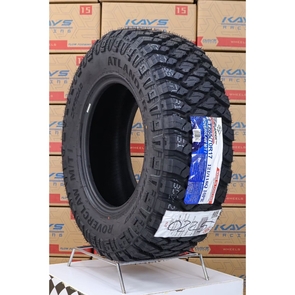 ยางขอบ17 LT285 70R17  ATLANDER รุ่น ROVERCLAW RT ยางไทย