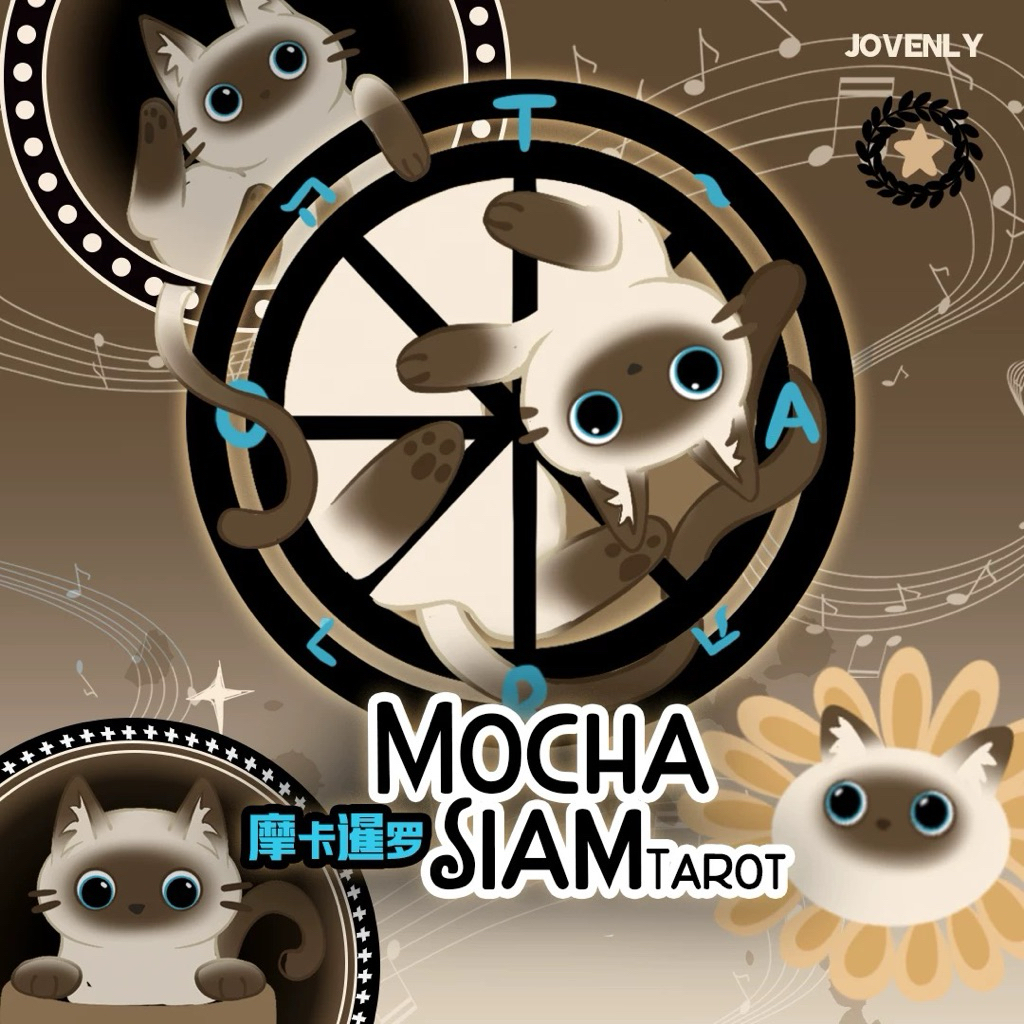 [PREORDER] 🩵 Mocha Siam Mocha siamese Tarot ไพ่แมว ไพ่น่ารัก ไพ่ลิขสิทธิ์แท้ ไพ่ยิปซีแท้ ไพ่ทาโร่ต์แท้ 🔮