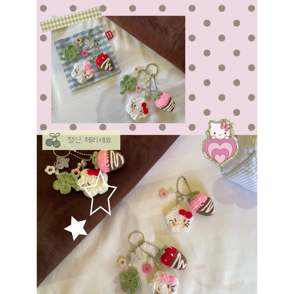 พร้อมส่ง❗️น้องคิต พวงกุญแจไหมพรม-homihomie
