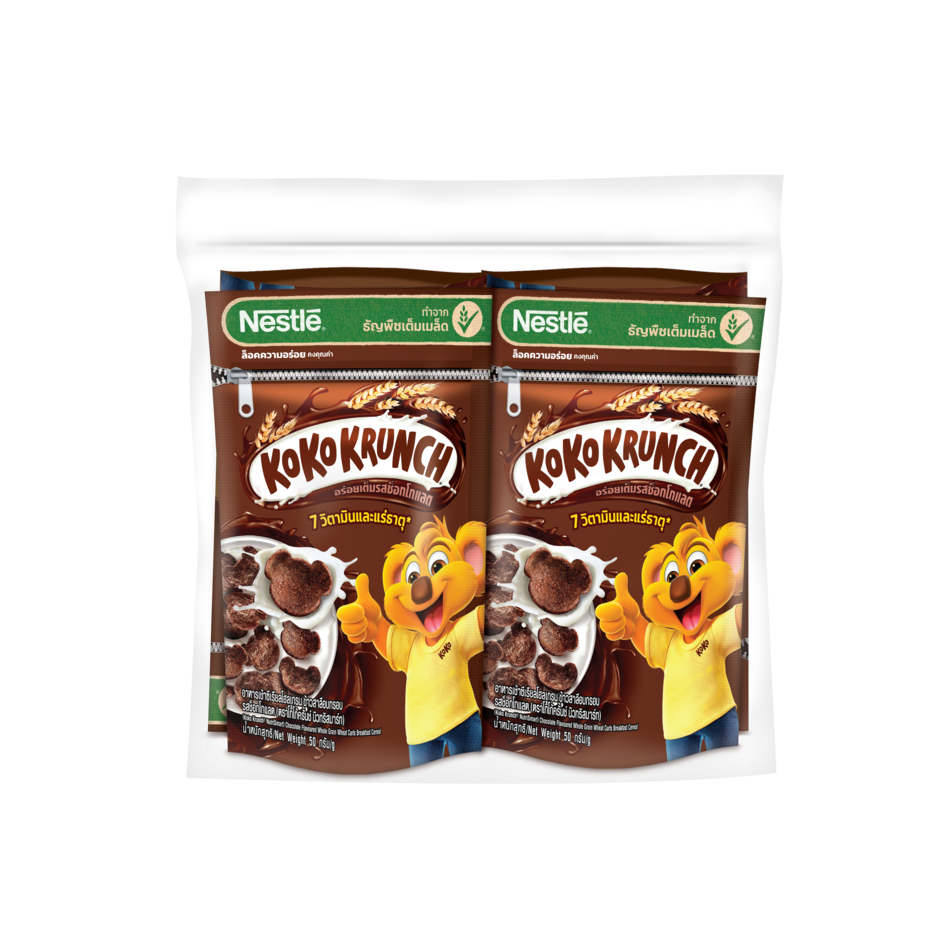 [เลือกขนาดได้] NESTLE KOKO KRUNCH Chocolate โกโก้ครั้นช์ ช็อกโกแลต 50 กรัม - รูปที่ 4