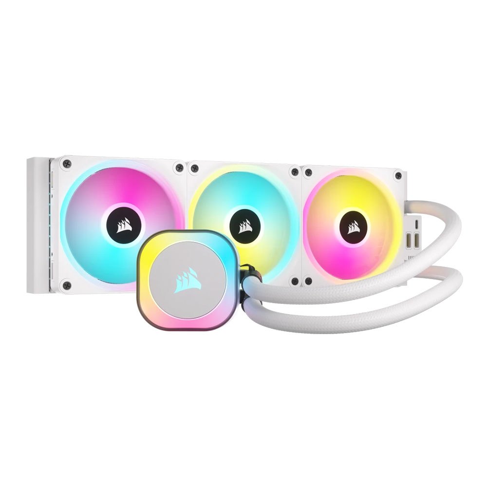 CPU LIQUID COOLER CORSAIR LINK H150I RGB WHITE