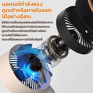 เครื่องดูดควันแบบตั้งโต๊ะ ขนาดเล็ก แรงดูดใหญ่ แบบพกพา ชาร์จ USB เครื่องระบายอากาศ พัดลมระบาย