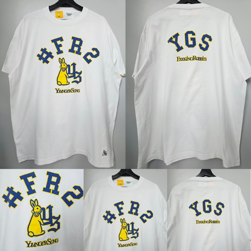 [ ของแท้ ] เสื้อยืด FR2 fxxkingrabbits Size XL (50/30) มือสอง สภาพดีมาก พร้อมส่ง