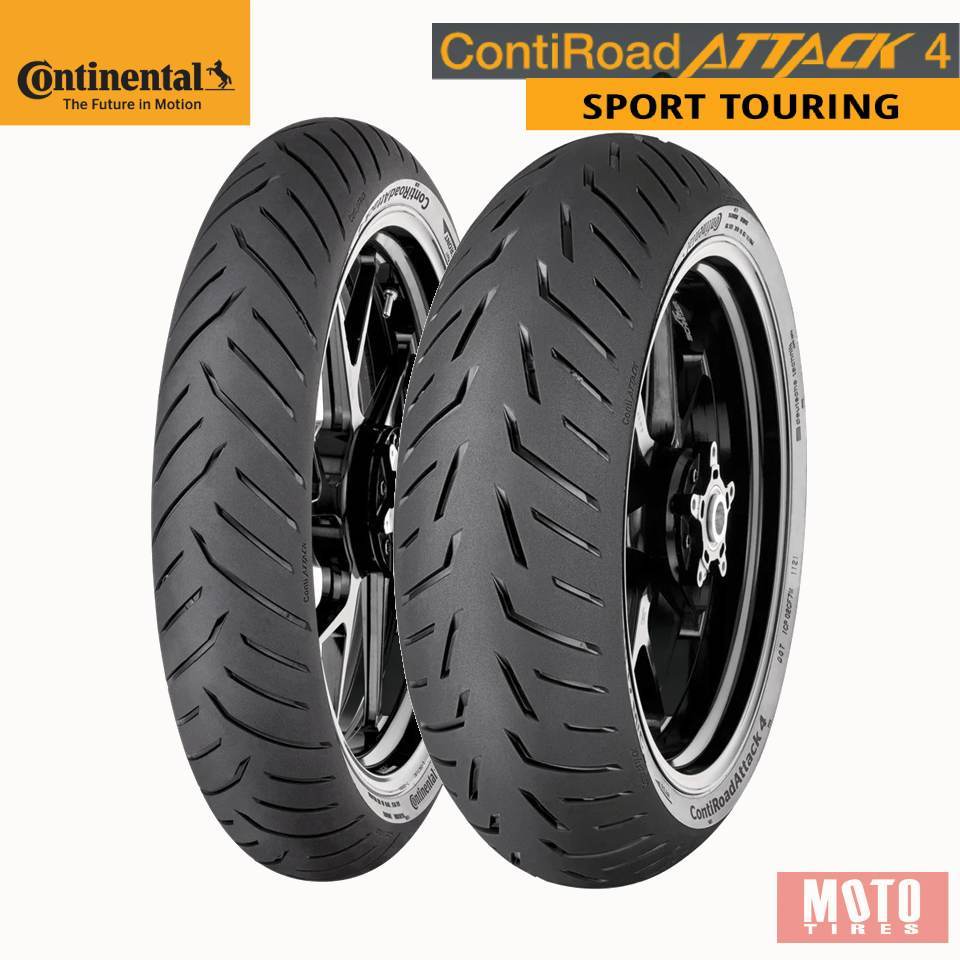 [ส่งฟรี] ยางมอเตอร์ไซค์ Continental รุ่น Conti Road Attack 4