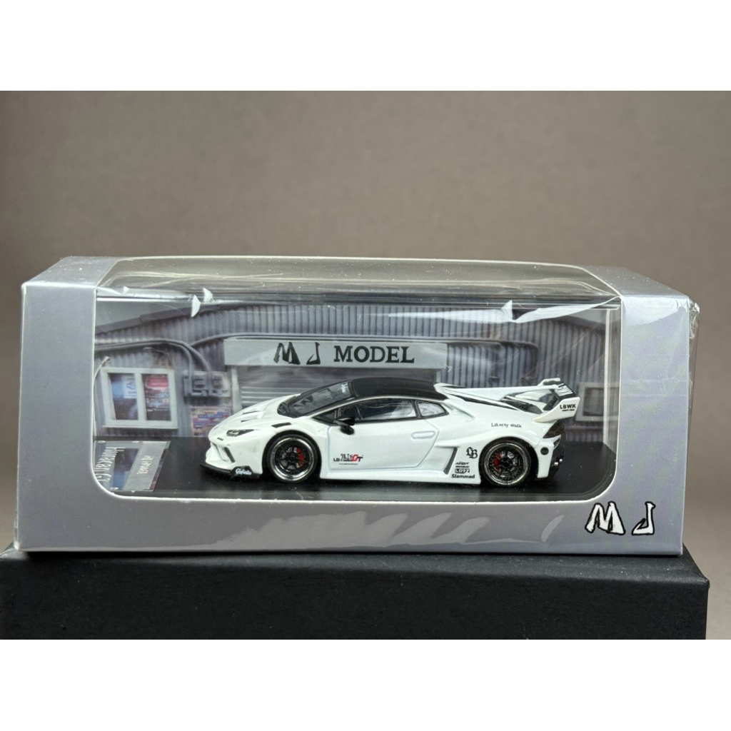 🔹Huracan GT White Scale 1:64 ยี่ห้อ MJ Model