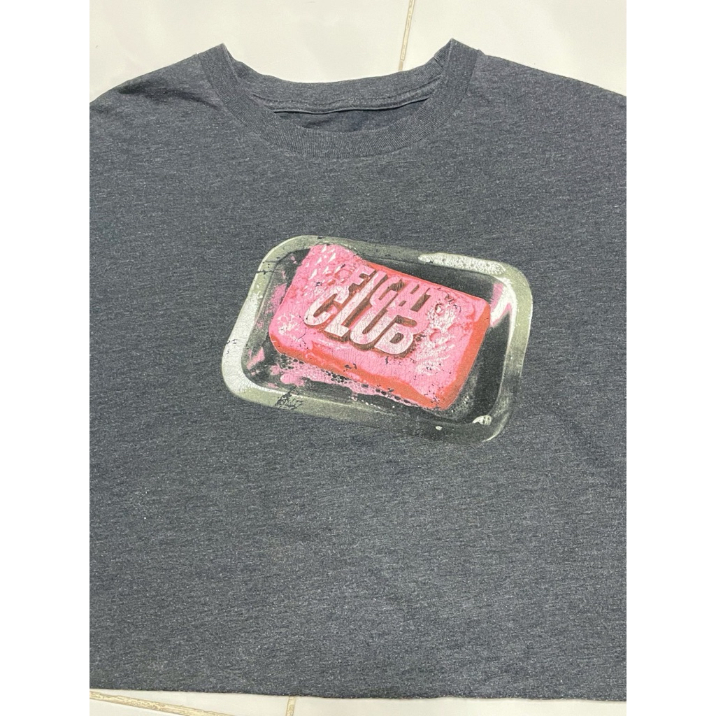 เสื้อยืดfightclub vintage