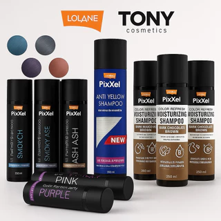 โลแลน พิกเซล แชมพู เพิ่มประกายสีผม Lolane Pixxel Color Refresh / Anti Yellow Shampoo ขนาด 100/250 ml.