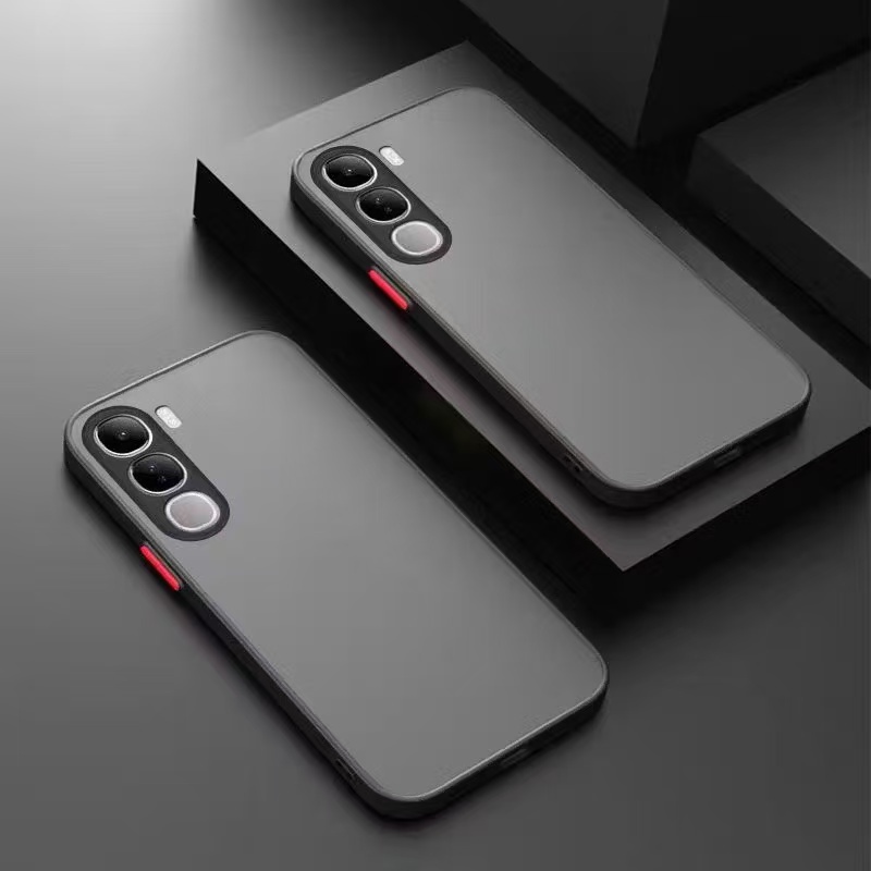 เคสผิวด้าน ตรงรุ่น Vivo Y21D Y19S Y200 Y04S Y04 Y29S Y29 Y39 V60 V50 Y100 V29E V29 V27 Pro Y28 4G V40lite เคสกันกล้อง