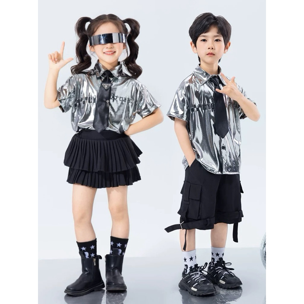 พา้อมส่งในไทย(งานตัดเอง) ชุดเต้นเด็ก  ชุดแดนเซอร์  ชุดฮิปฮอป ชุด Cover Dance ชุดซ้อมเต้น ชุดเซ็ทเด็ก กางเกง Hiphop