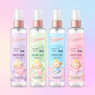 Eversense X D-nee Body Mist ขนาด 100 ml. และ 25ml. Collab with D-nee Lovely Sky Blue / Pink / Alone / Sweet Heart