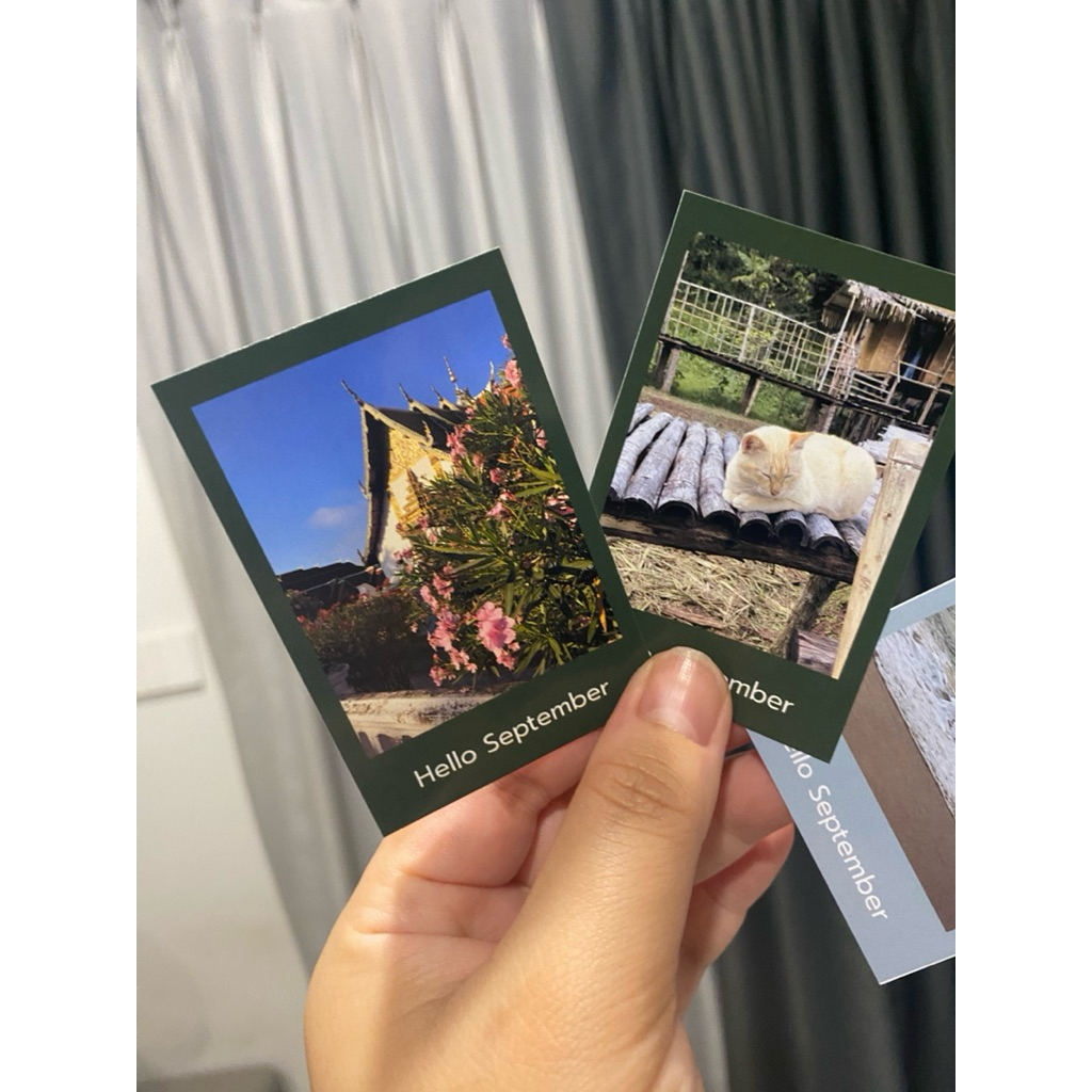 รูปโพลารอยด์ขอบสี เพิ่มข้อความได้ ฟรีซองใส หนา 230 แกรม รับทำของแจกปัจฉิม giveaway - รูปที่ 3