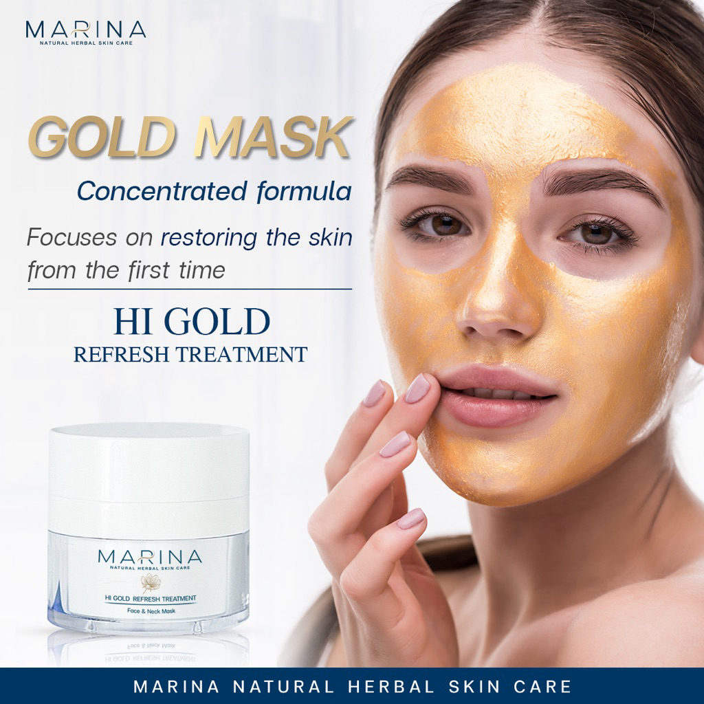 Hi Gold Refresh Treatment Face & Neck Mask