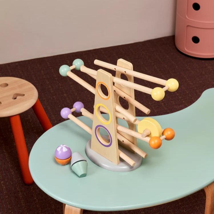Blue Ribbon Toys ของเล่นไม้ทางลาดลูกกลิ้ง(ROLLER  RAMP) พัฒนาความสัมพันธ์ตามือ ราคา ถูกที่สุด ดีลบีเคเค แกลเลอรีภาพที่ 5