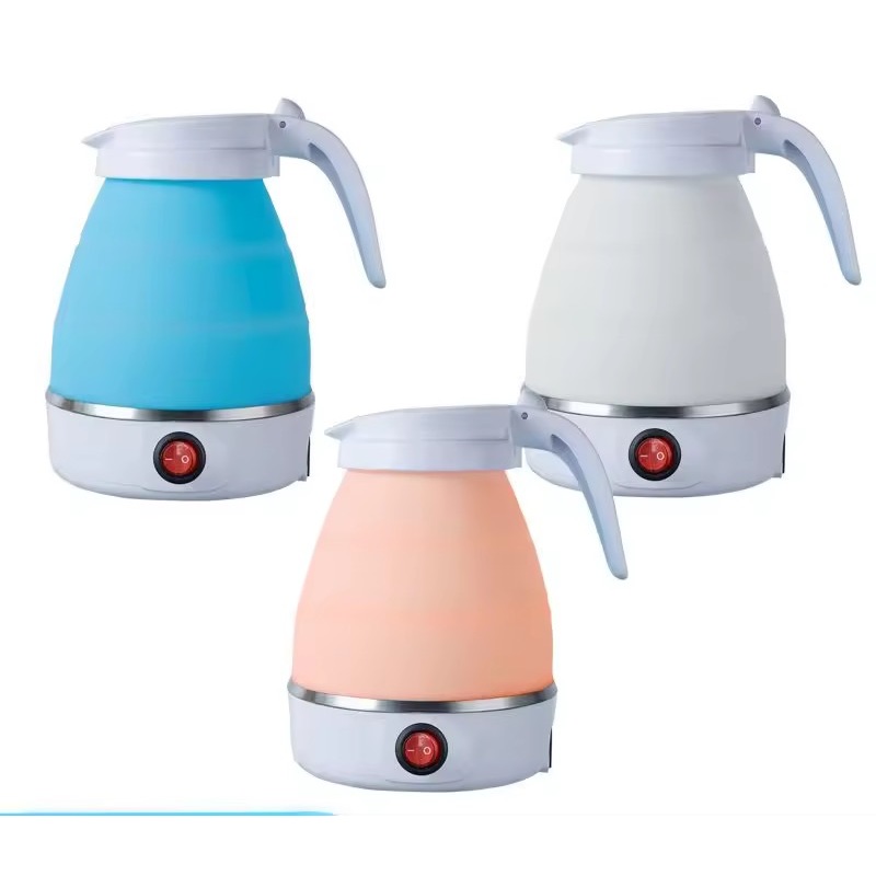 กาน้ำร้อน กาต้มน้ำ ขนาดพกพา กาพับได้ Travelling Folding kettle 600มล. มี 3 สี สินค้าพร้อมส่ง