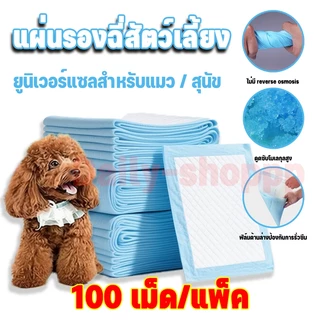 🔥พร้อมส่ง🔥 แผ่นรองฉี่สุนัข ซึมซับไดีดี ต่อต้านแบคทีเรีย แผ่นรองฉี่ ผ้ารองฉี่สุนัข แผ่นรองฉี่แมว แผ่นรองซับ ทรายแมว