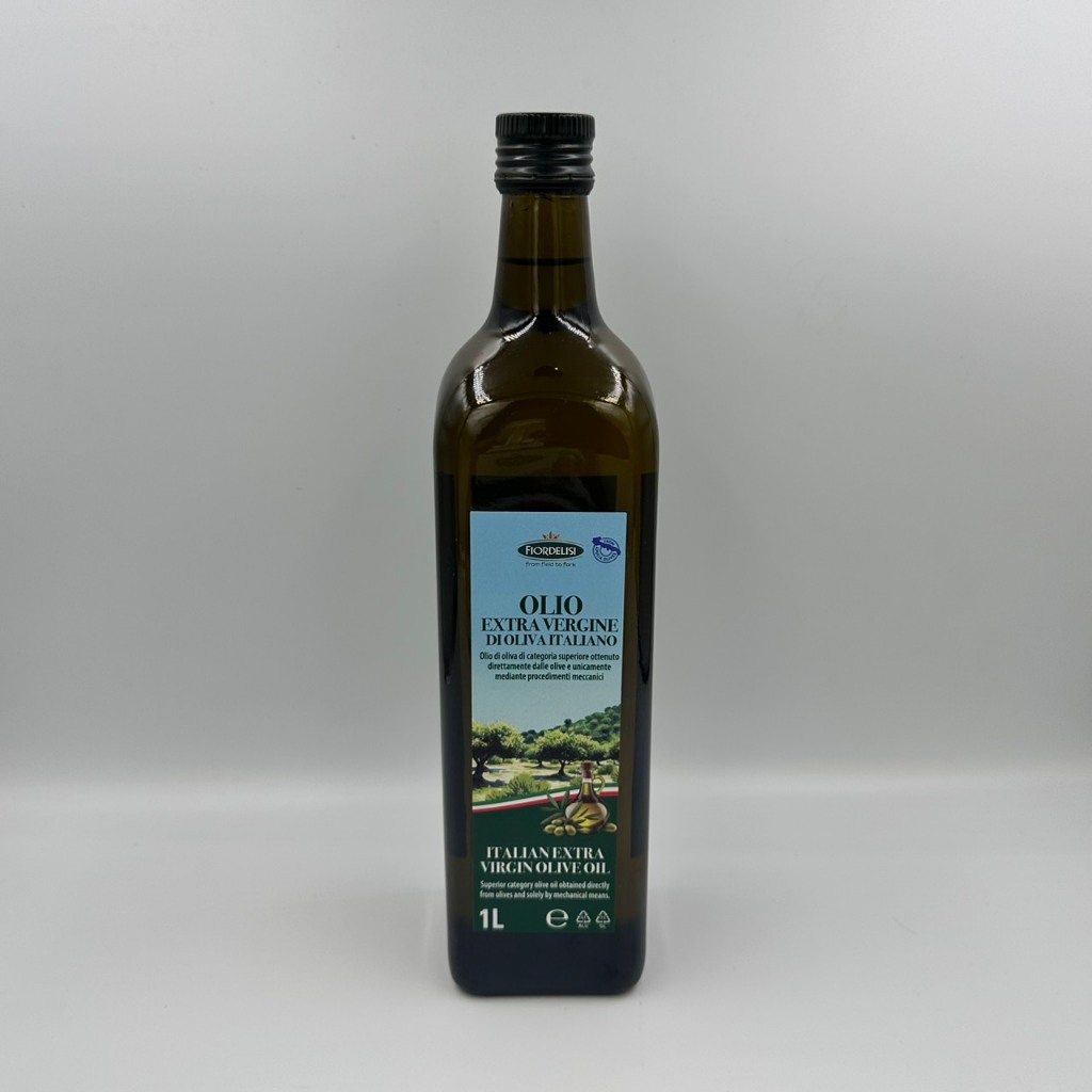 Fiordelisi 100% Italian Extra Virgin Olive Oil - Olio Extra Vergine Di Oliva, 1000ml