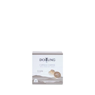 DoiTung กาแฟอาราบิก้าแท้ ชนิดบรรจุแคปซูลขนาดใหญ่ คั่วเข้ม (ตราดอยตุง)