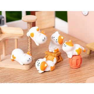 (1แพค 8 ตัว) ร้านไทยพร้อมส่ง! โมเดลแมว มี 2 เซต แมวส้ม ตุ๊กตาจิ๋ว ตุ๊กตาแต่งสวนจิ๋ว ตุ๊กตาจัดสวนถาด โมเดลจิ๋วแต่งสวน