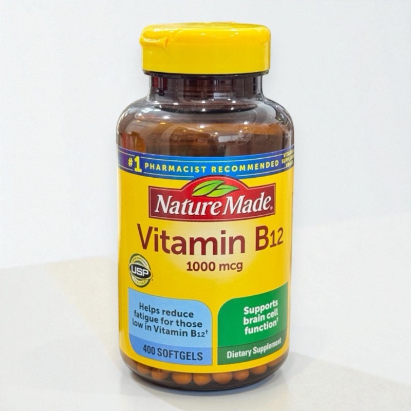 Nature Made Vitamin B12 1000 mcg 400 ซอฟเจล