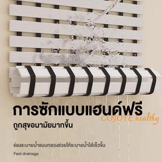 COJOYE พรมเช็ดเท้า แผ่นกันลื่นห้องน้ํา แผ่นรองกันลื่น ผ้าเช็ดเท้าโรงแรม ระบายน้ําอย่างรวดเร็ว