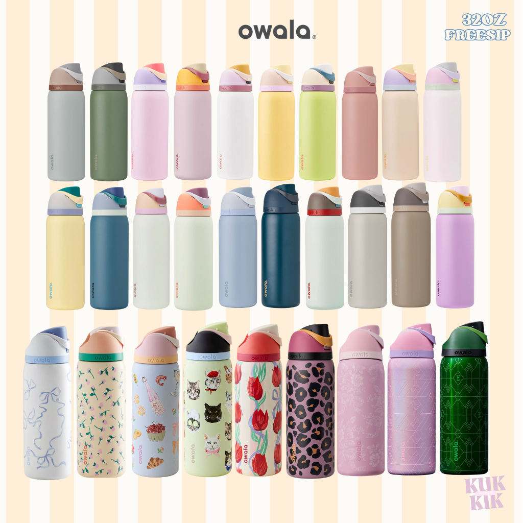 [Pre-order] Owala Freesip 32oz Ribbon Toile added to stock สี In bloom พร้อมส่ง