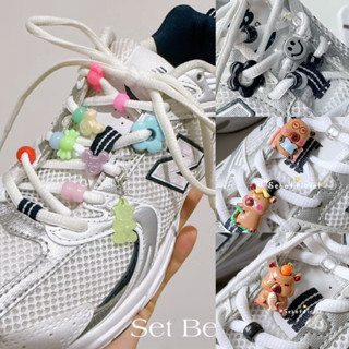 Sebofficial | Set beads shoes | ลูกปัดตกแต่งเชือกรองเท้า จี้…