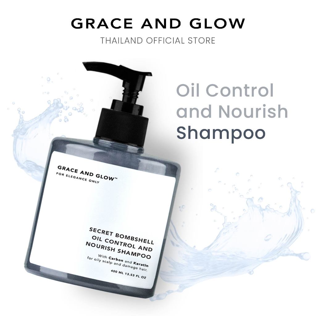 Grace and Glow Secret Bombshell Oil Control & Nourish Shampoo