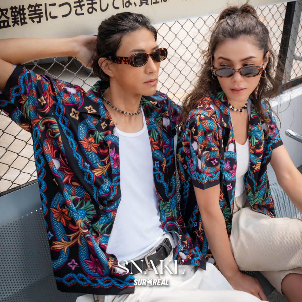 เสื้อฮาวายSurreal ลาย SNAKE