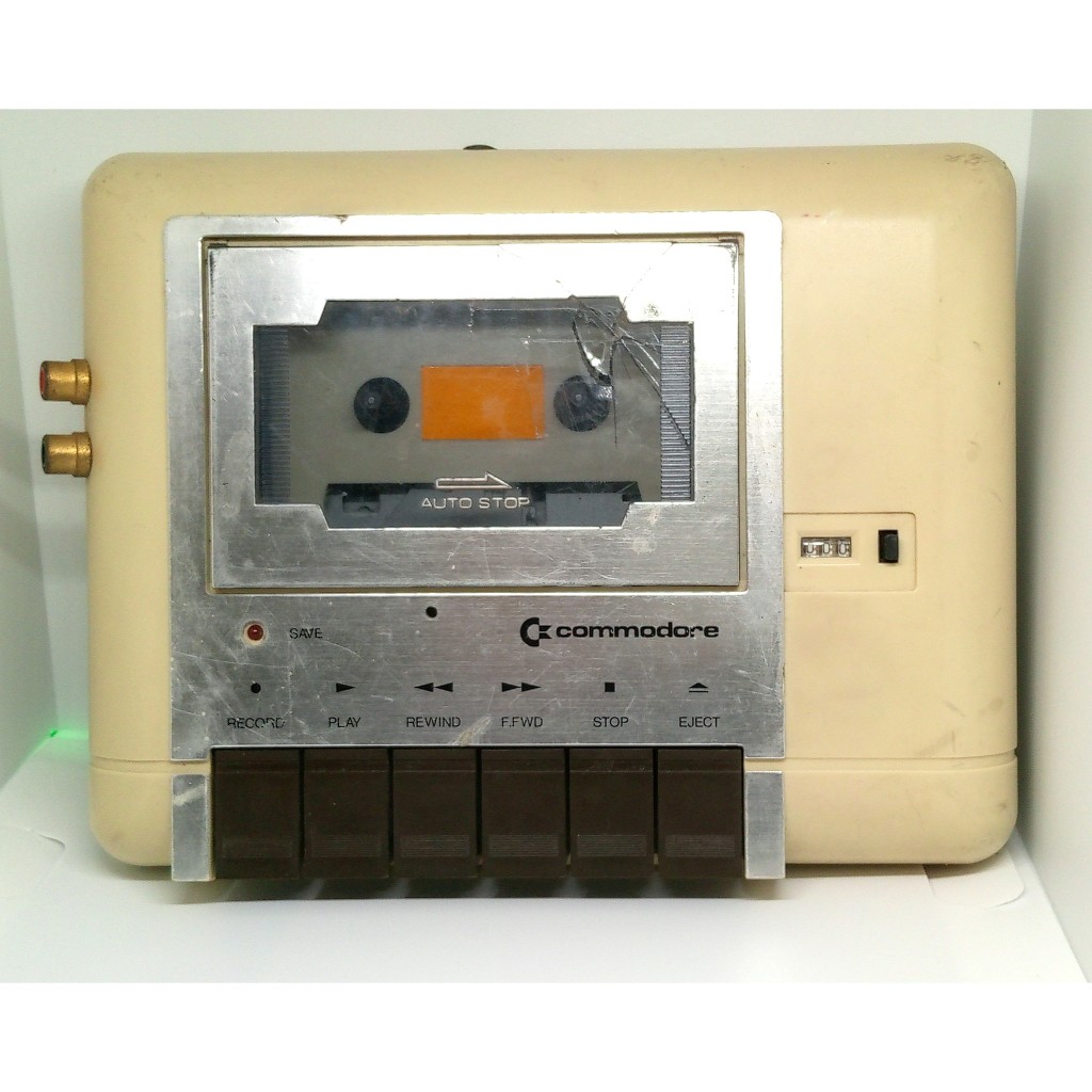 [มือสอง][ซากอะไหล่]เครื่องเล่นเทปคาสเซ็ต Commodore 1530 (C2N) Datasette